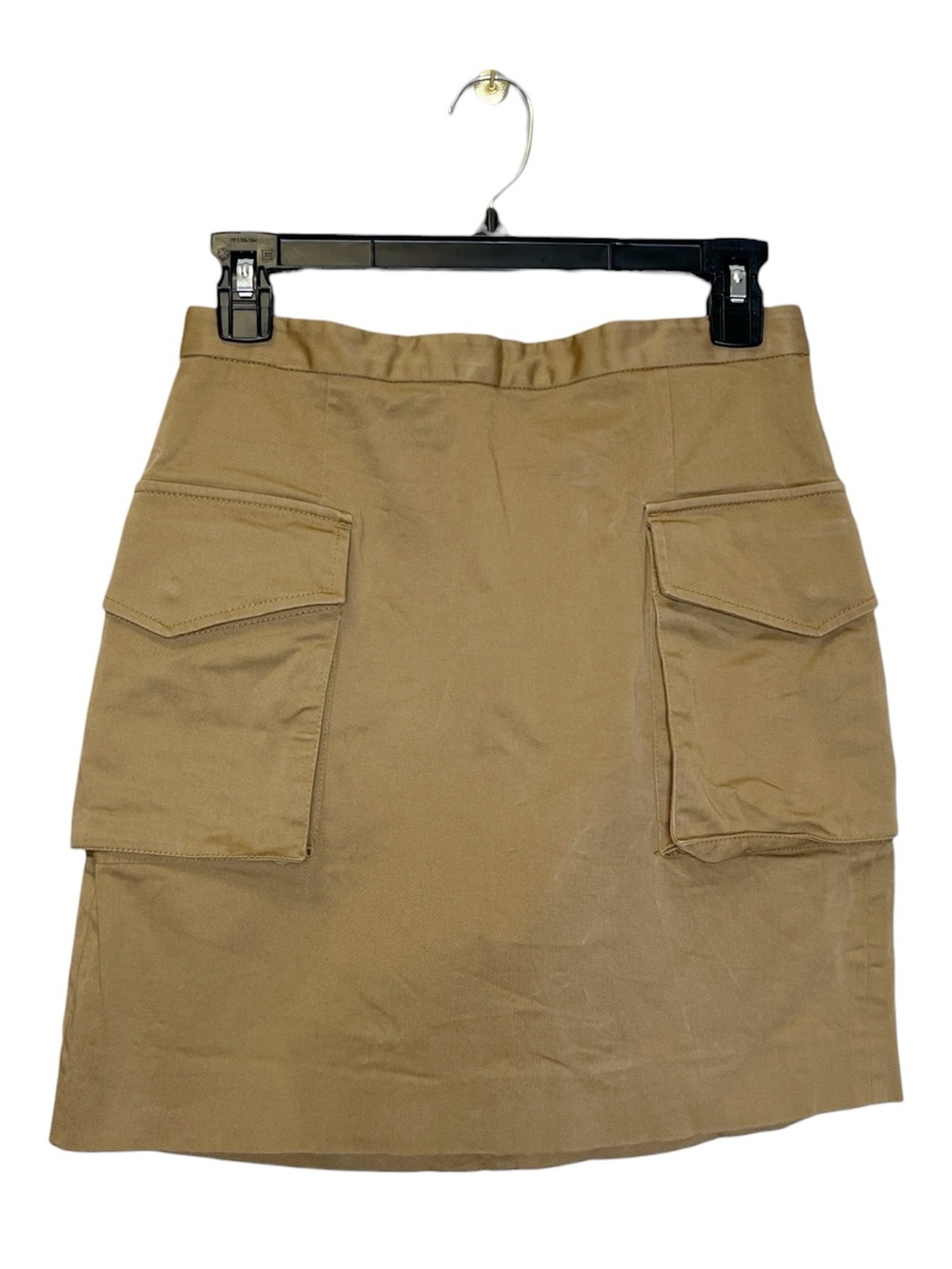 DSQUARED2 Dark Tan Khaki Cargo Mini Skirt size 42